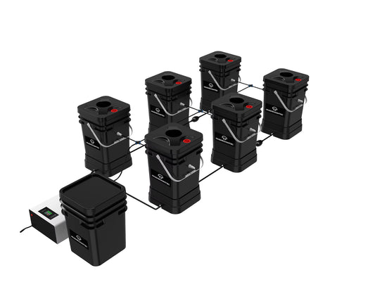 Six Bucket RDWC ProControl 20L with Integrated Controller, Timer and Fog Control