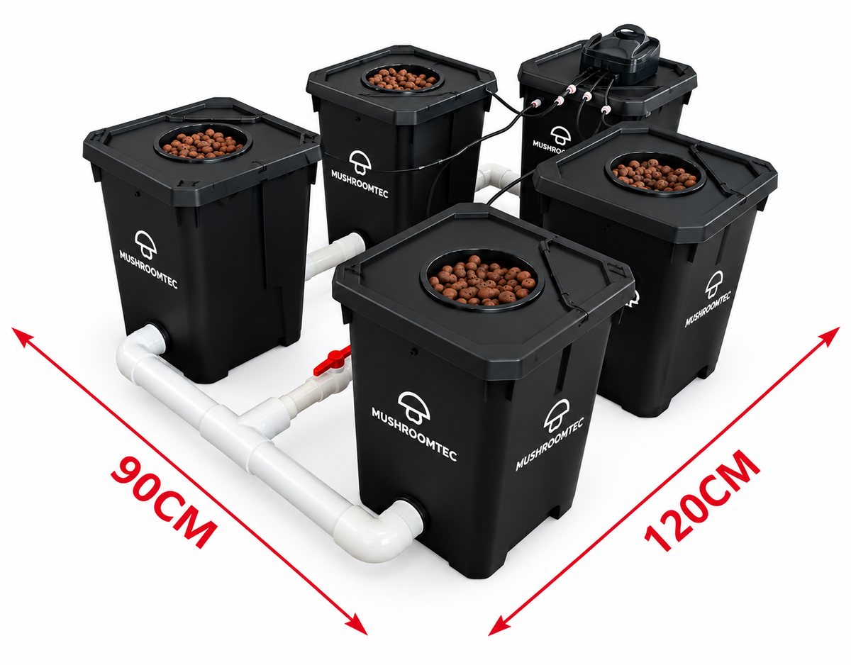 Four Bucket RDWC System 25L Complete Kit