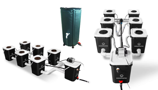 Deep Water Hydroponics Six 20L Bucket RDWC System with 100L Reservoir Bundle