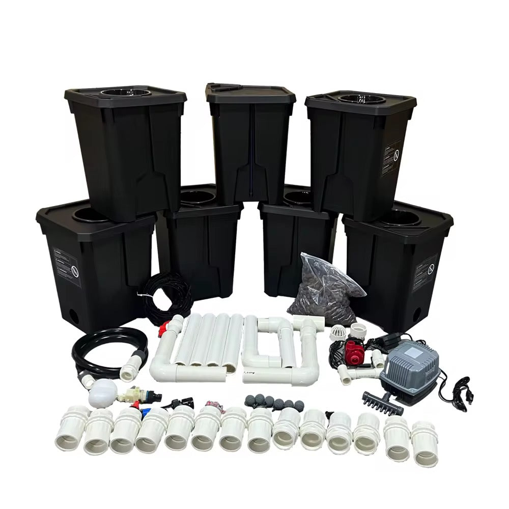 Eight Bucket RDWC System 25L Complete Kit